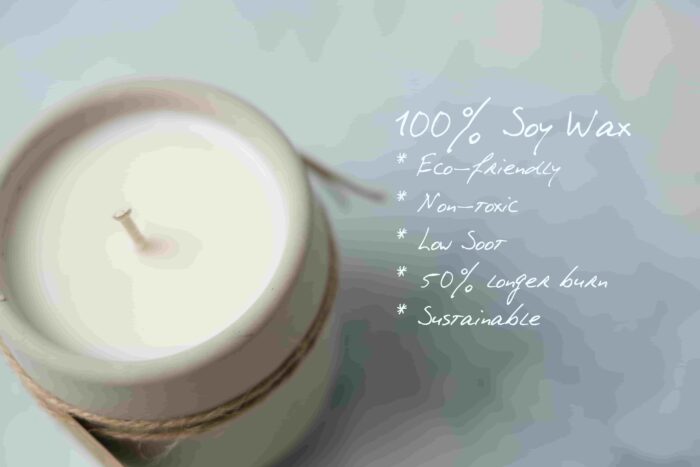 Soy Candle - Unscented - Image 3